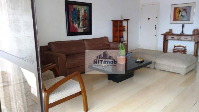Ótimo apartamento frente mar, muito amplo beirando 280 m2, mobiliado, com sala, sala intim - Foto 11