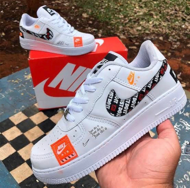 air force cano baixo branco