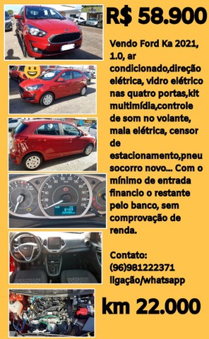 VENDO FORD KA 2021