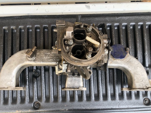 Carburador 3E + Coletor motor 6c Opala Caravan - Foto 2