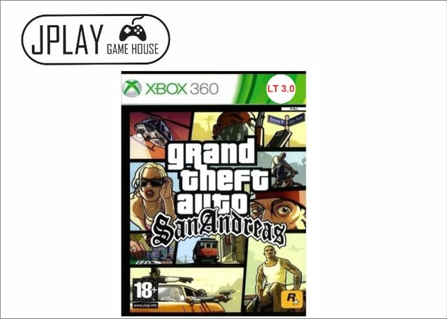 Jogo Xbox 360 Gta San Andreas Dvd LT 3.0 - Desbloqueado