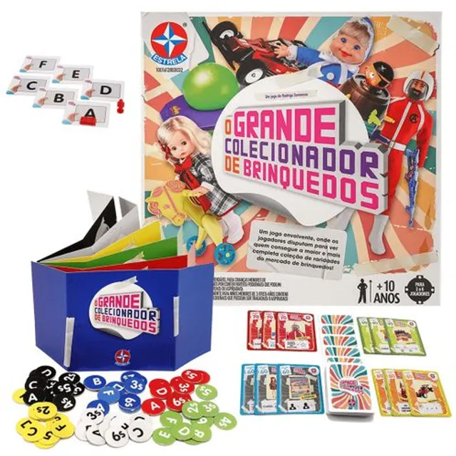 BRINQUEDO - Antigo jogo BOLSA DE VALORES Manufatura. ESTRELA