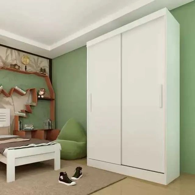 Guarda Roupa 2 Portas de Correr 2 Gavetas Super Lindo Fazemos Entrega Novo