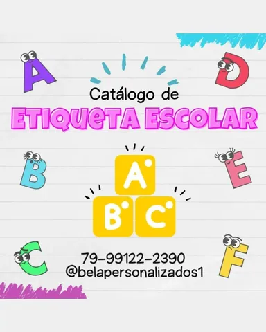 Etiquetas Escolares Video Games Colorido 2 Tags Mochila