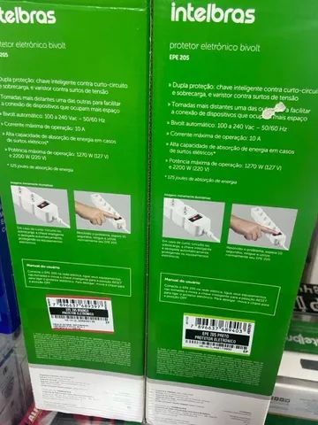 Filtro de linha 5 tomada eletrônico P/ Elétricos 59 - Foto 3