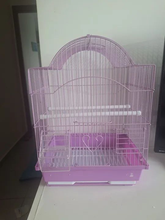 Gaiola para Pássaros Rosa - Foto 5