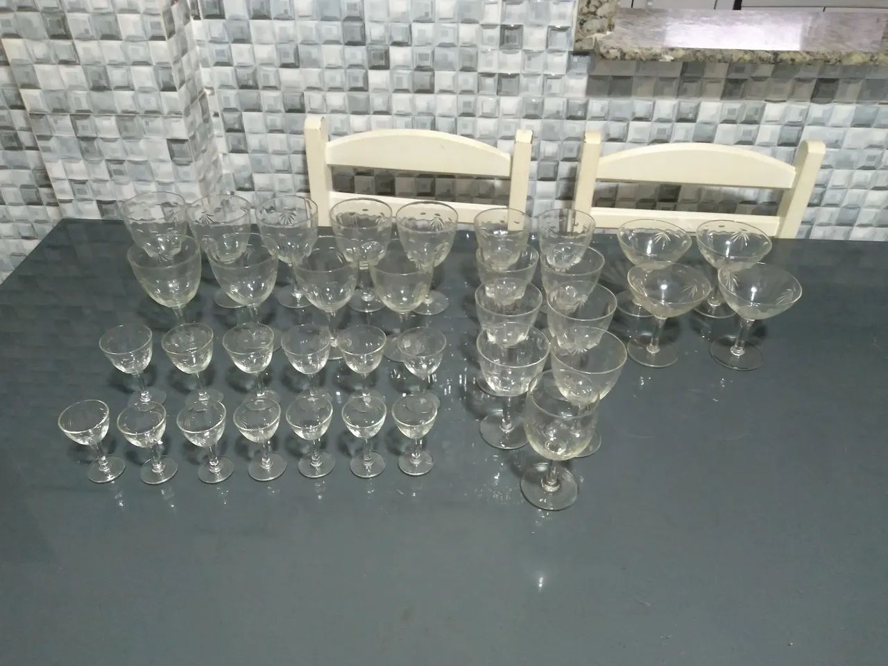 Jogo de taças de cristal - Foto 2