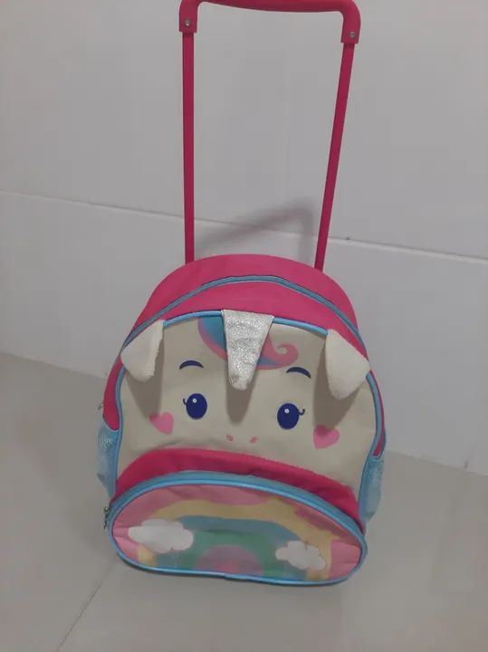 Aceito oferta Conjunto de Mochila e lancheira Unicornio Infantil - Foto 4