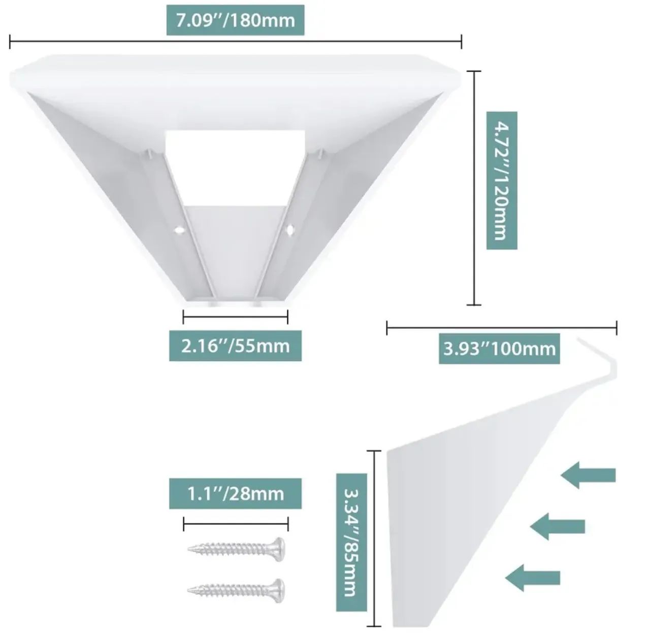 Suporte de prateleira de montagem na parede para URMAX StarLink Mesh Router V2 - Foto 2