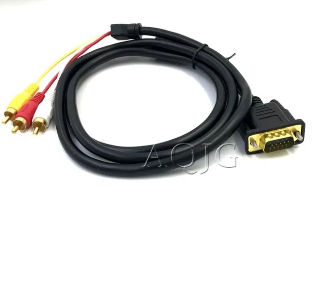 Cabo conversor vga para rca