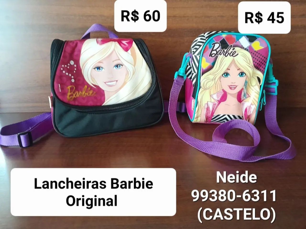 Mochila e Lancheira Barbie Original Nova - Foto 2