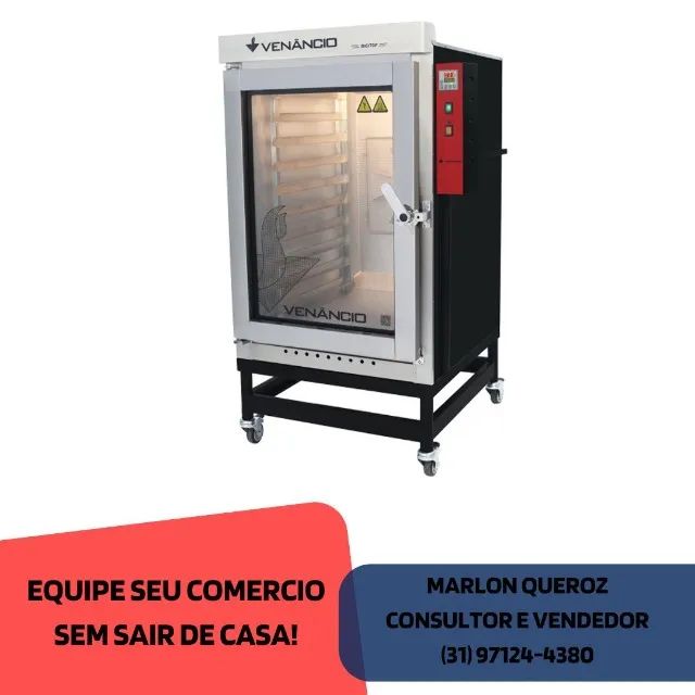 Forno Turbo Venâncio 10 Esteiras a Gás
