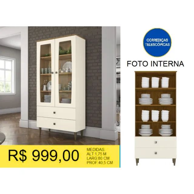 CRISTALEIRA DE OTIMA QUALIDADE * - Foto 2