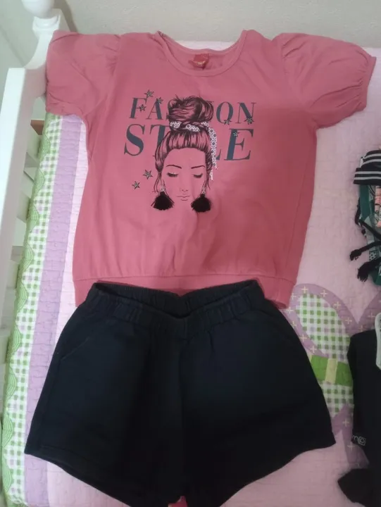 Roupas infantis menina (marcas Gap, Zara, Malwee, Kyly, Hering) - vestem de 7 a 10 anos