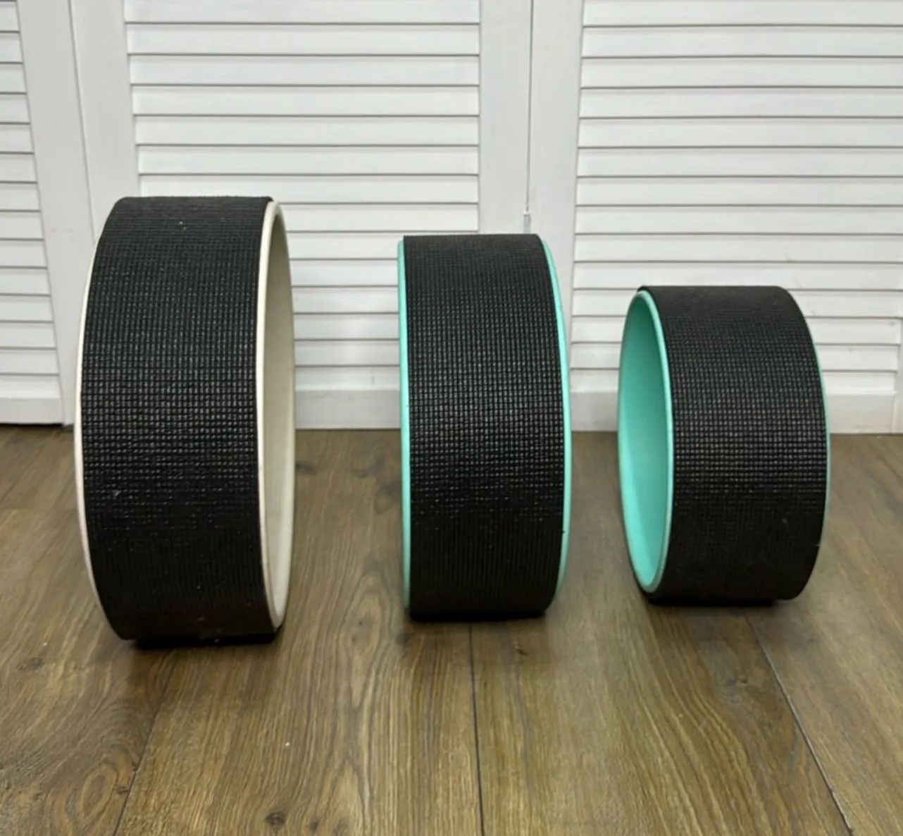 trio de rodas dharma yoga weel dyw, marca importada - Foto 2