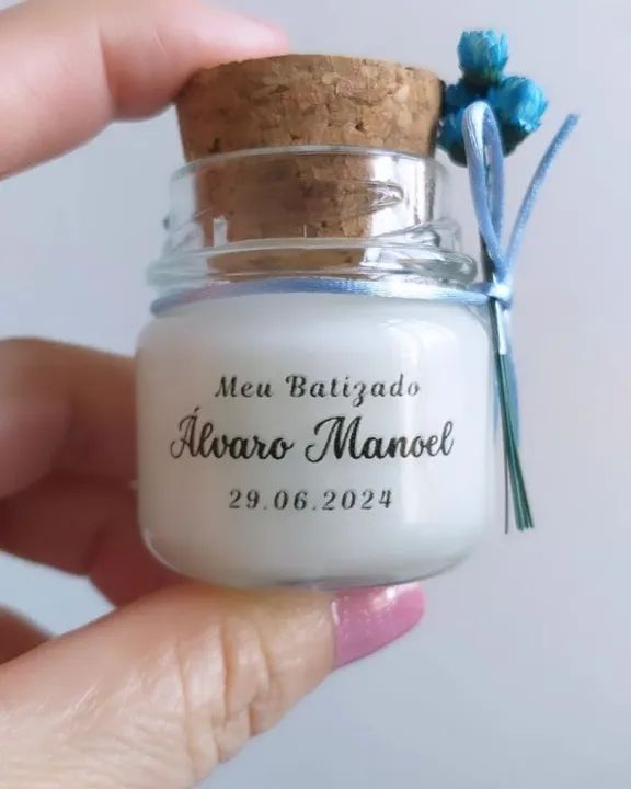 Lembrancinha Velas Perfumadas Batizado, Casamento, Crisma