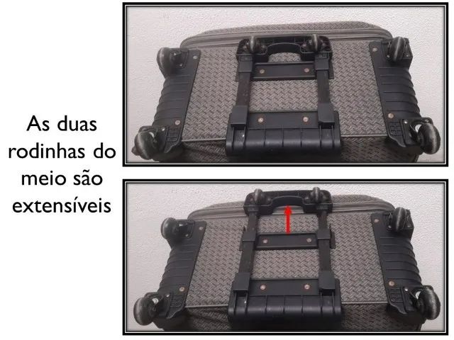 Mala de viagem grande 32 kg - Foto 4