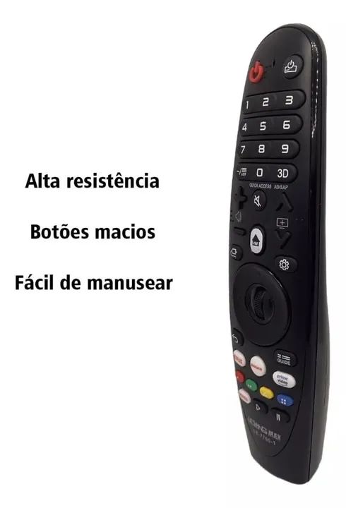 Controle Remoto Tv LG Smart Magic C/ Cursor Compatível - Foto 5