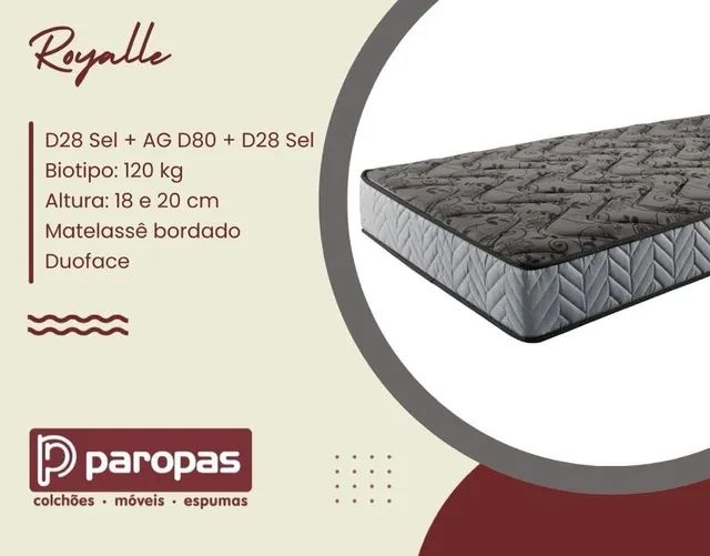 Colchão Casal D28 Royalle tt87 - Foto 2