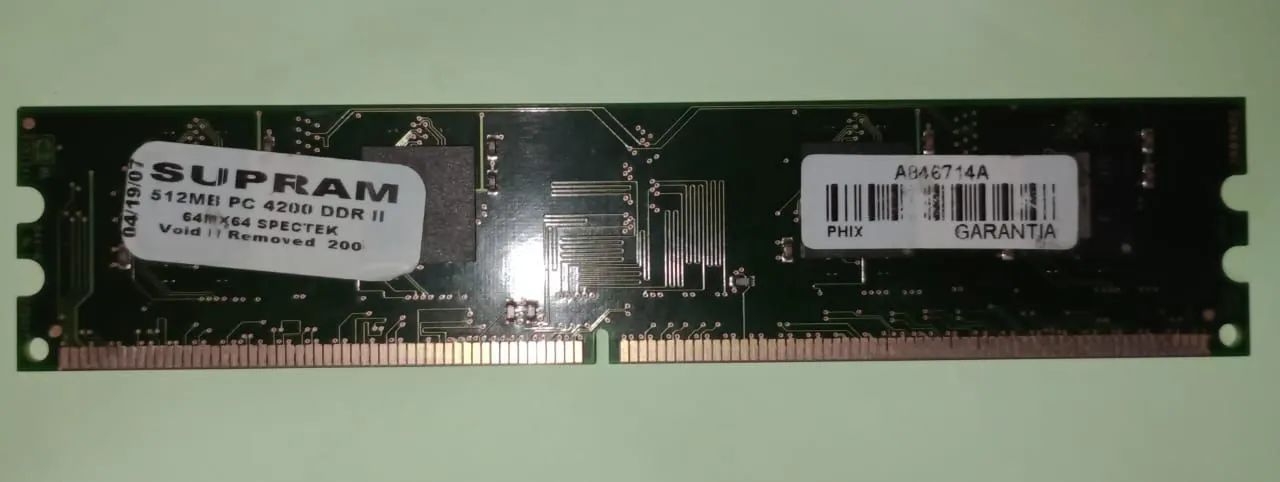 Memória RAM SUPRAM 512MB DDR II - Foto 2
