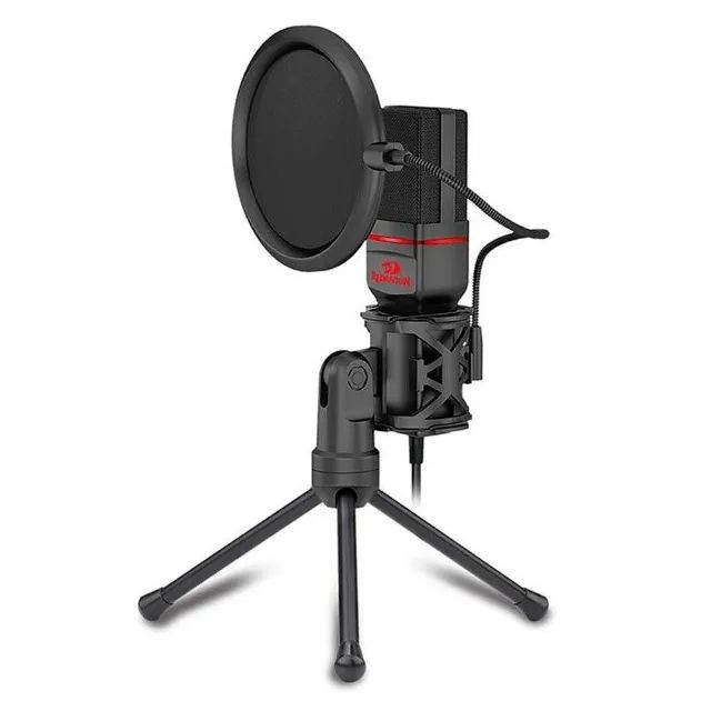 Microfone Streamer P2 Redragon Seyfert GM100 - WZetta  - Foto 2