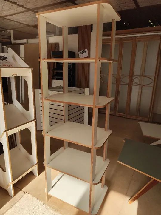 Móvel expositor em MDF prateleira multiuso pronta entrega - Foto 3