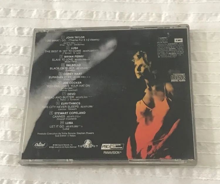 cd trilha filme 9 1/2 semanas de amor - Foto 2