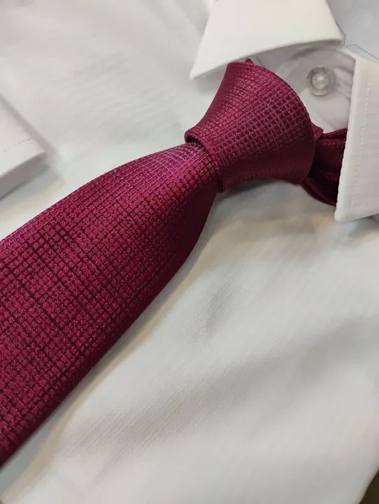 Gravata slim jacquard lançamento 