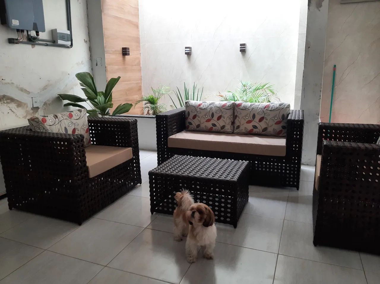 Conjunto de Sofás em Vime Novo - 2 lugares e 1 poltrona - Foto 3