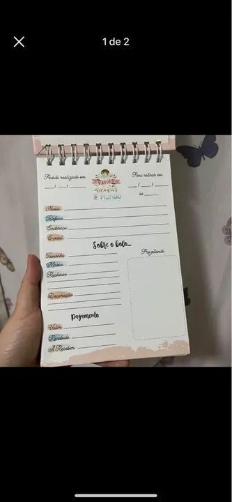 Bloco para encomenda de bolo  - Foto 2