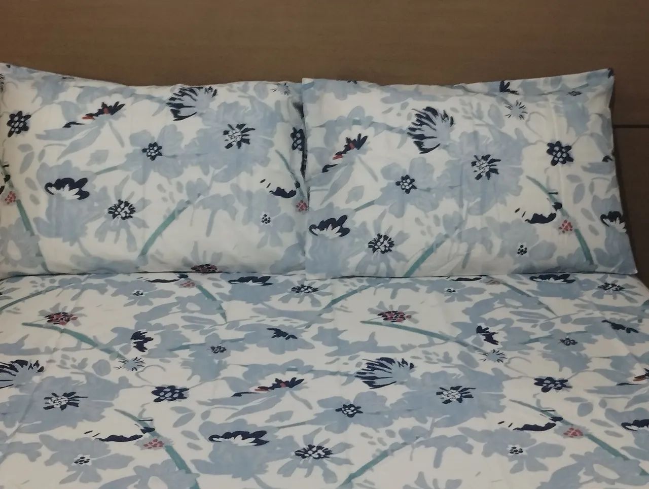 Jogo de Cama Casal Floral + Tapete Bolinhas  - Foto 3