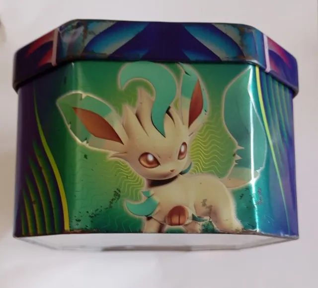 Antiga Lata Vazia De Cards Pokémon - Foto 5