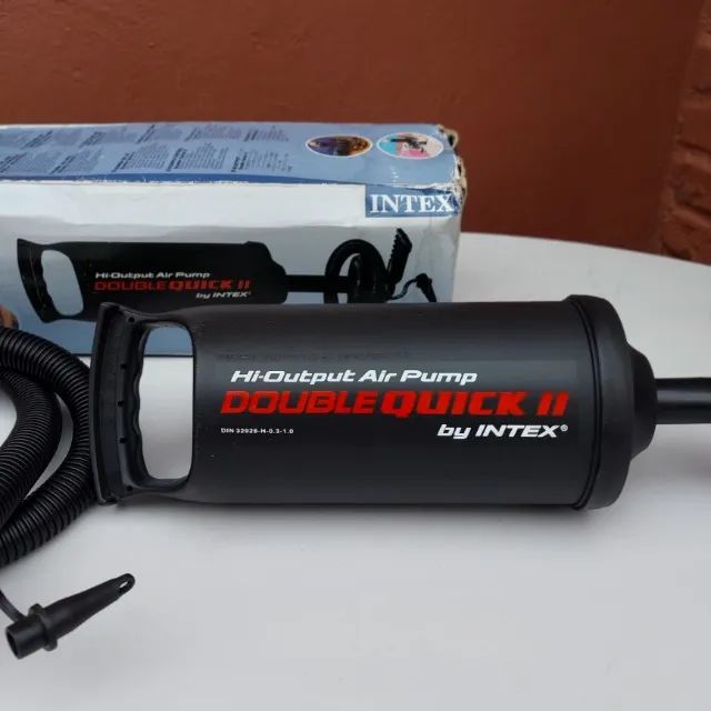 Bomba de Ar Double Quick Pequena Intex - Foto 2