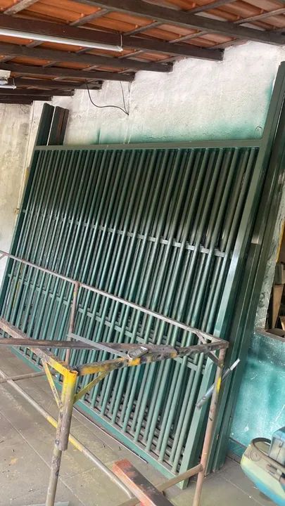 GRADE EM AÇO CHAPA 14 - PARA TERRENO, LOTES, GARAGEM OU ÁREAS DIVERSAS