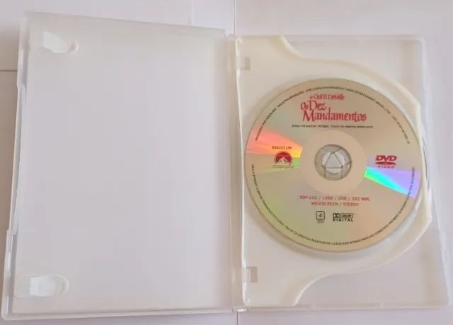 DVD Duplo Os Dez Mandamentos Original - Foto 2
