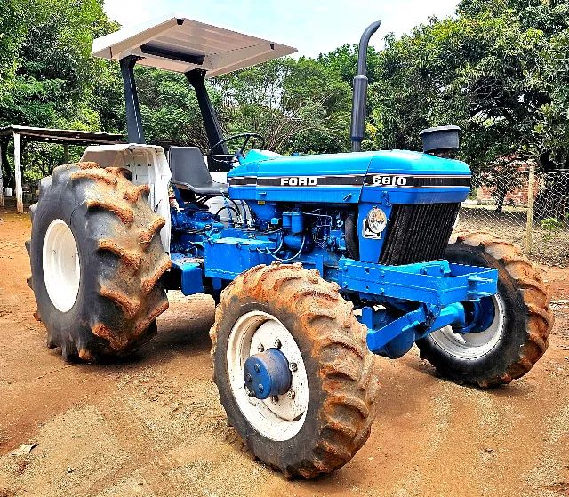 Trator Ford 6610 Traçado 4x4 Turbo Conservado Pronto Para o Trabalho - Foto 5