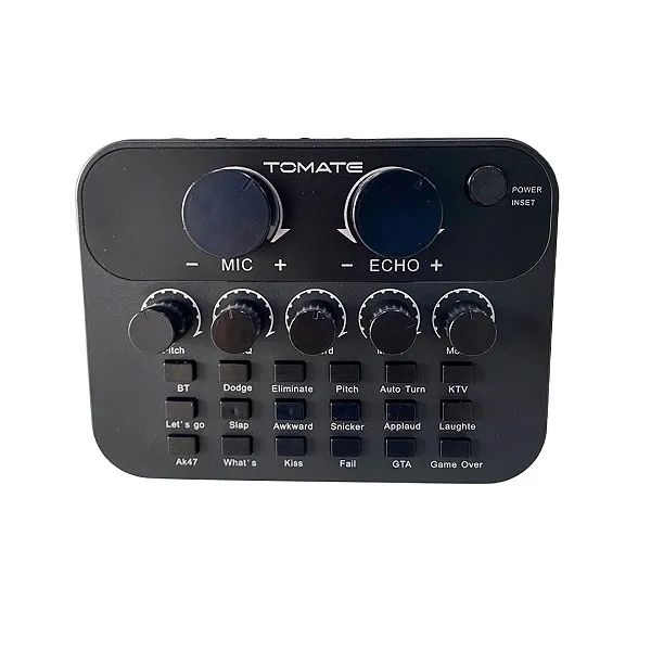 Mesa de Som Digital Tomate MPS-005 - Mixer com Efeitos para Podcast, Live e Karaokê - Foto 3