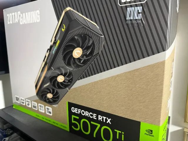 PLACA DE VÍDEO RTX 5070Ti Zotac Solid OC - 16GB GDDR7 - 256 bits - Na caixa - lançamento  - Foto 3