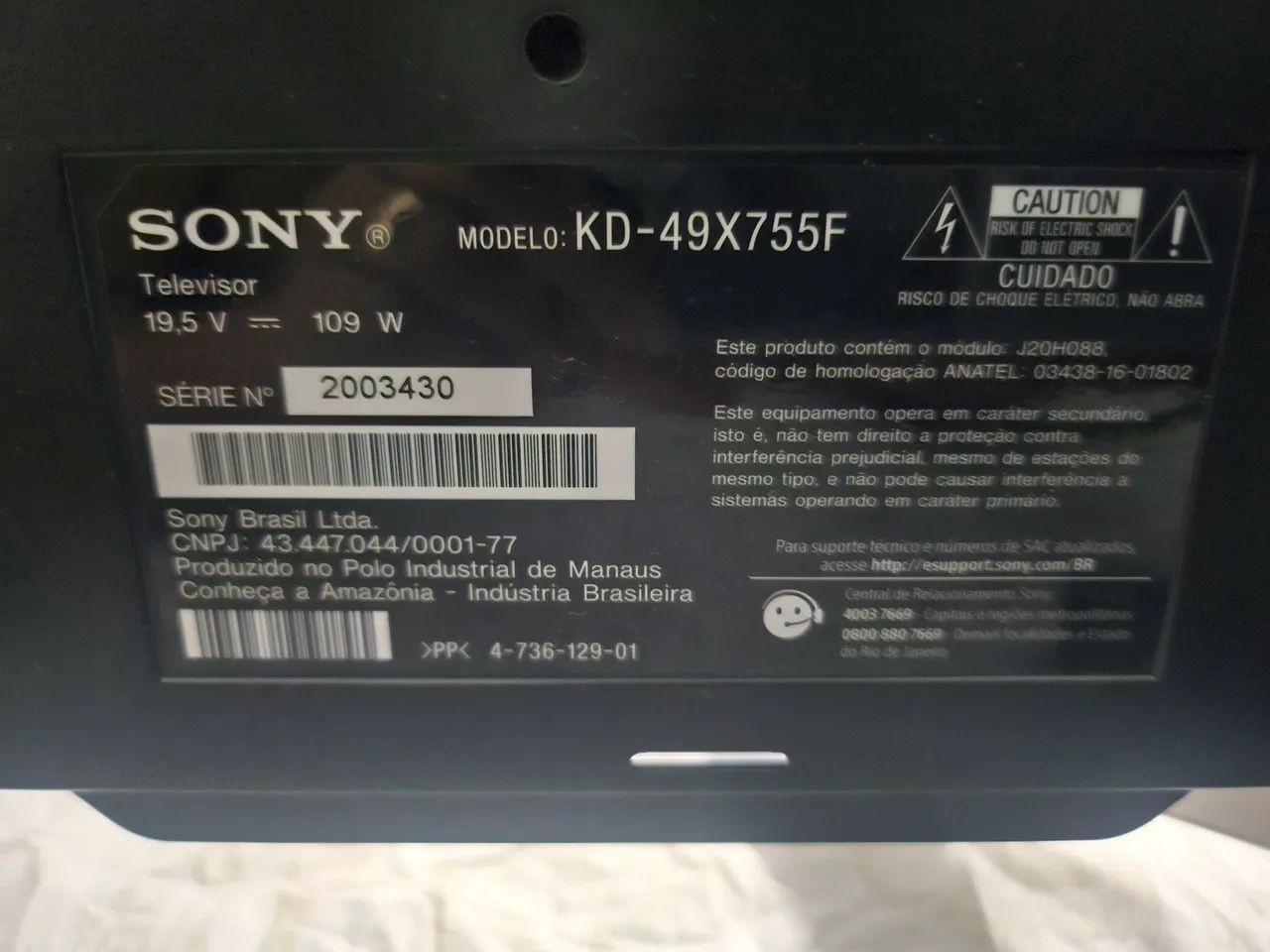 TV Sony 49 polegadas 4k - Foto 4