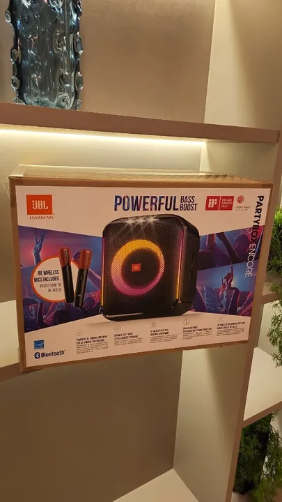 JBL Partybox Encore com 2 Microfone