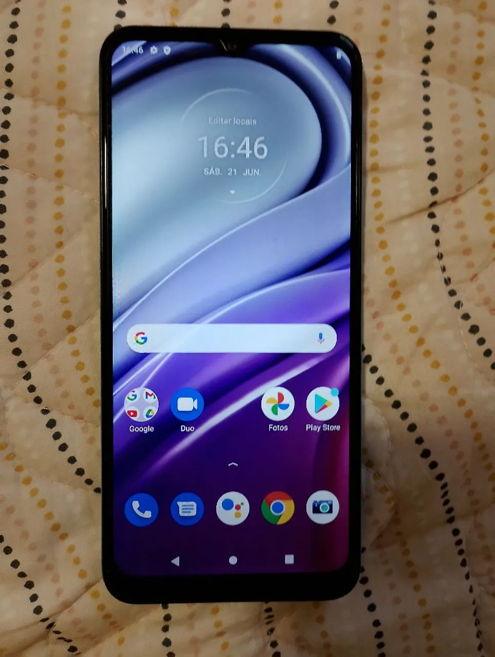 Moto G20 (Só carrega desligado)