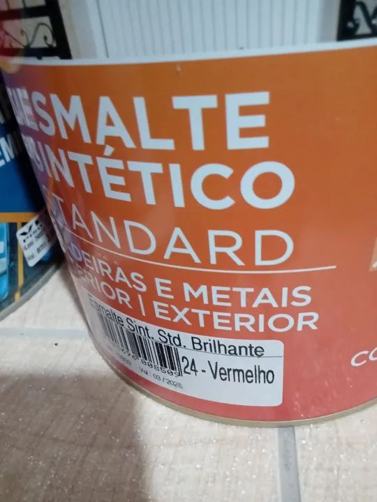 Esmalte Sintético Sard Brilhante 24-Vermelho