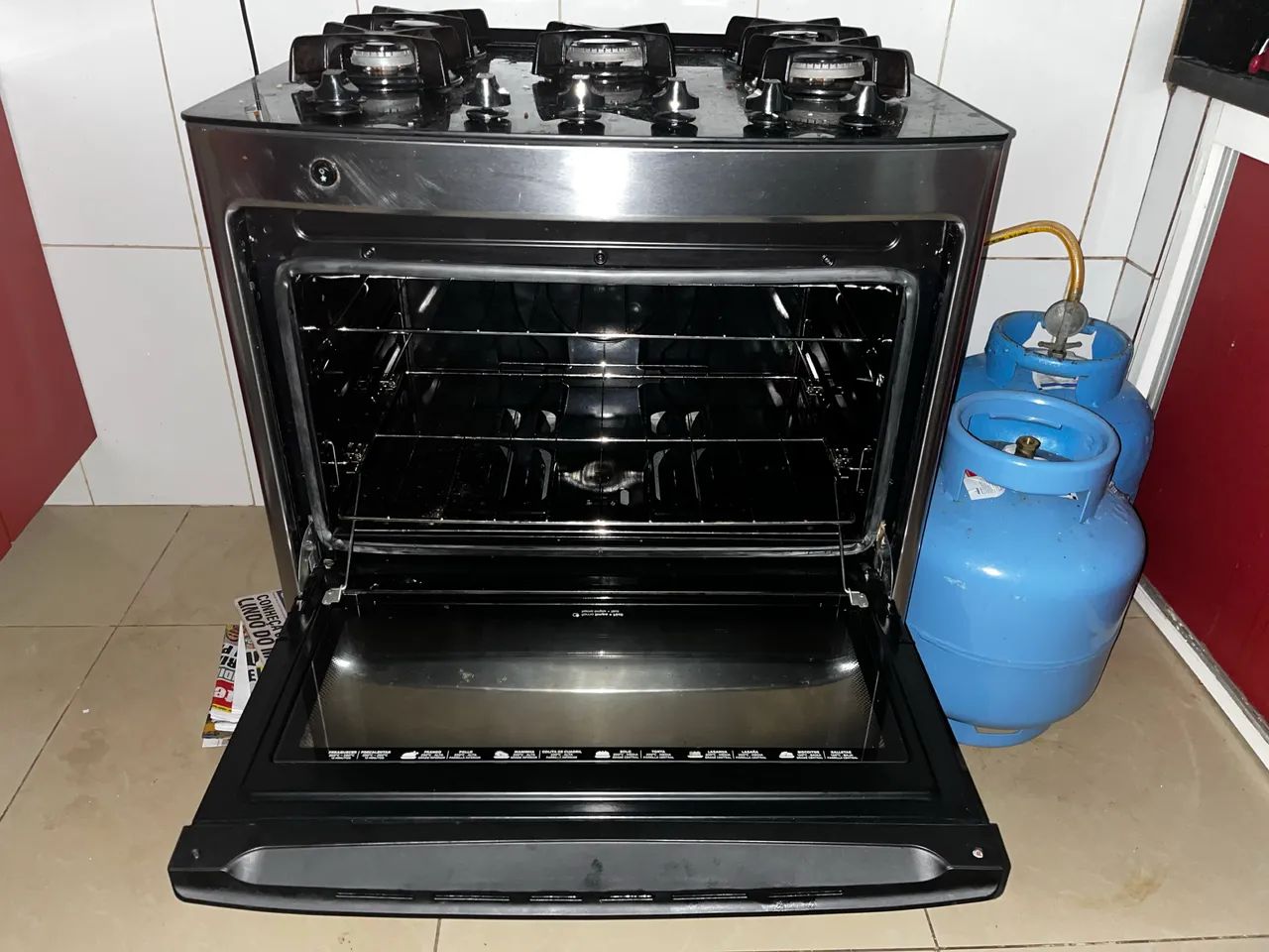 Fogão Cônsul 5 bocas. Vidro Temperado. - Foto 3
