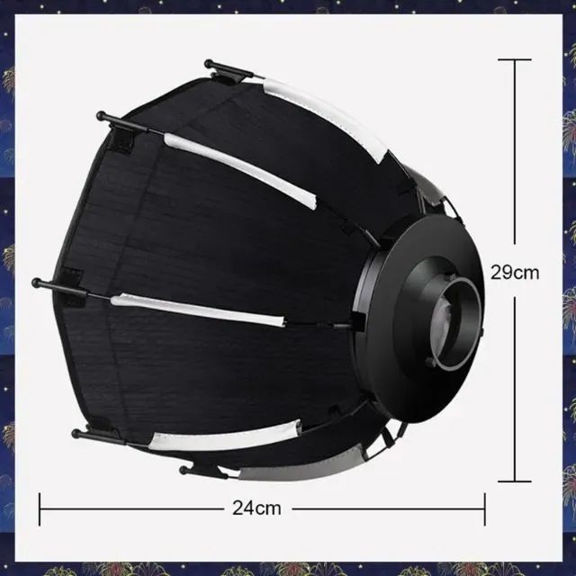 Softbox Mini Bowens Mount Octagon Ulanzi As-d30 De 30 Cm - Foto 3