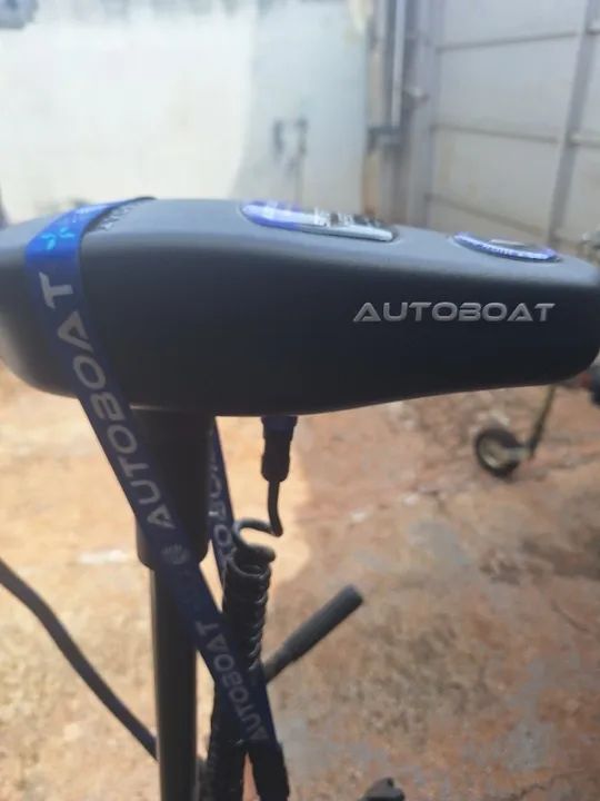 Vende se motor elétrico minn kota 55 libras com autoboat smart head - Foto 5