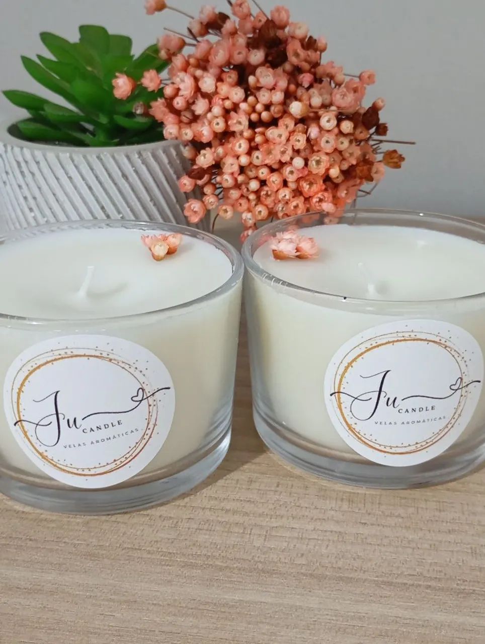 Kit 2 Velas Aromáticas Decorativas - Foto 3