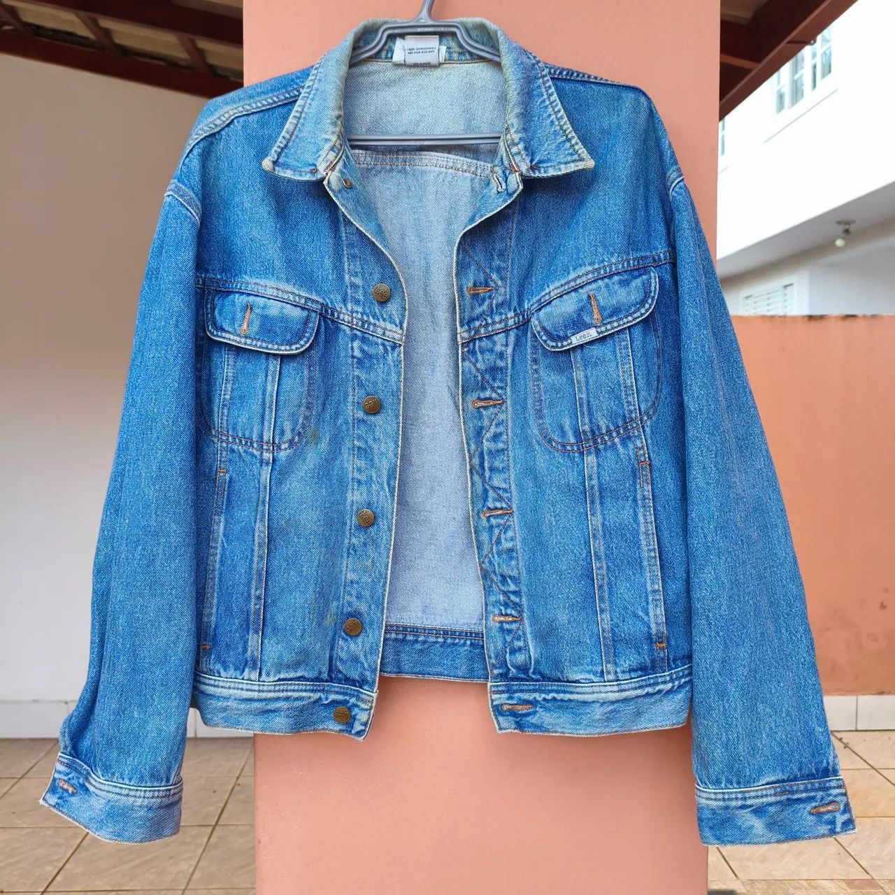 Jaqueta Jeans Lee Vintage Cgc Tam G