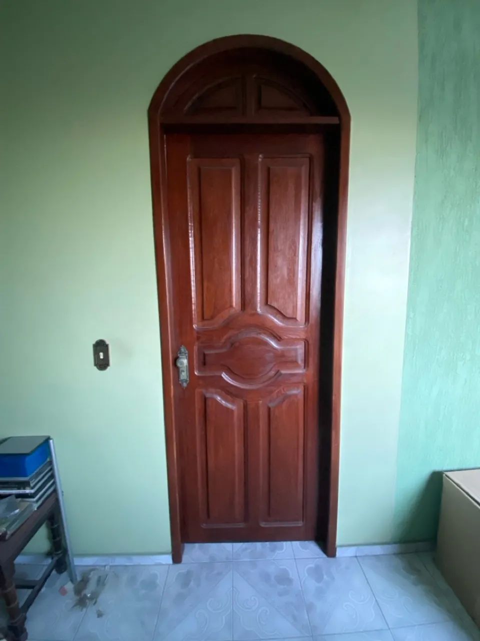 2 portas de madeira Angelin Pedra  - Foto 2