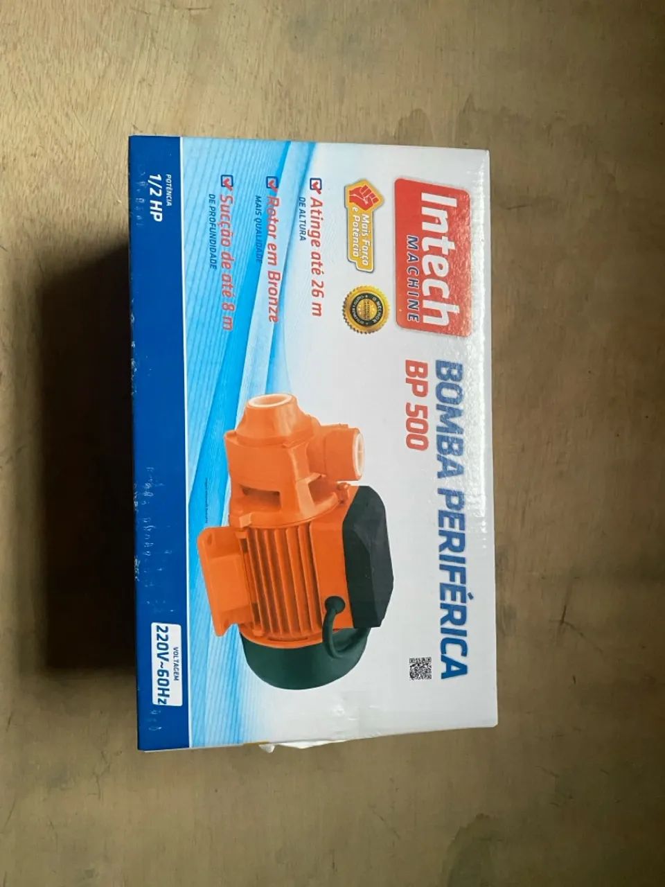 Bomba Periférica Intech BP 500 - 1/2 HP