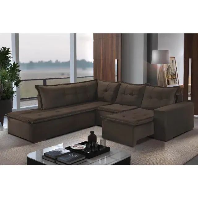 sala sofa de canto 6 lugares  - Foto 2
